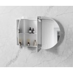 Bondi Satin White Shaving Cabinet 1200